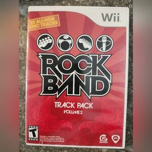Rock Band Track Pack Volume 2 - Red Wii Game Case